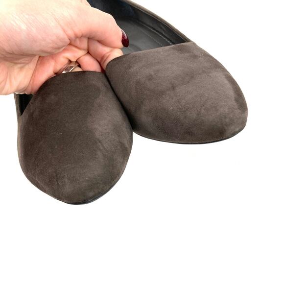 Nurture | Genuine Leather Suede Brown Chunky Heel Pump Size 10 - Picture 4 of 6